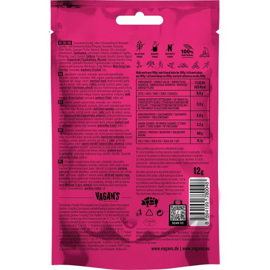 Vepřové sušené maso Vagan's Jerky 120g