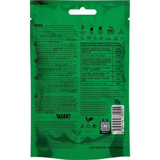 Kuřecí sušené maso Vagan's Jerky 120g